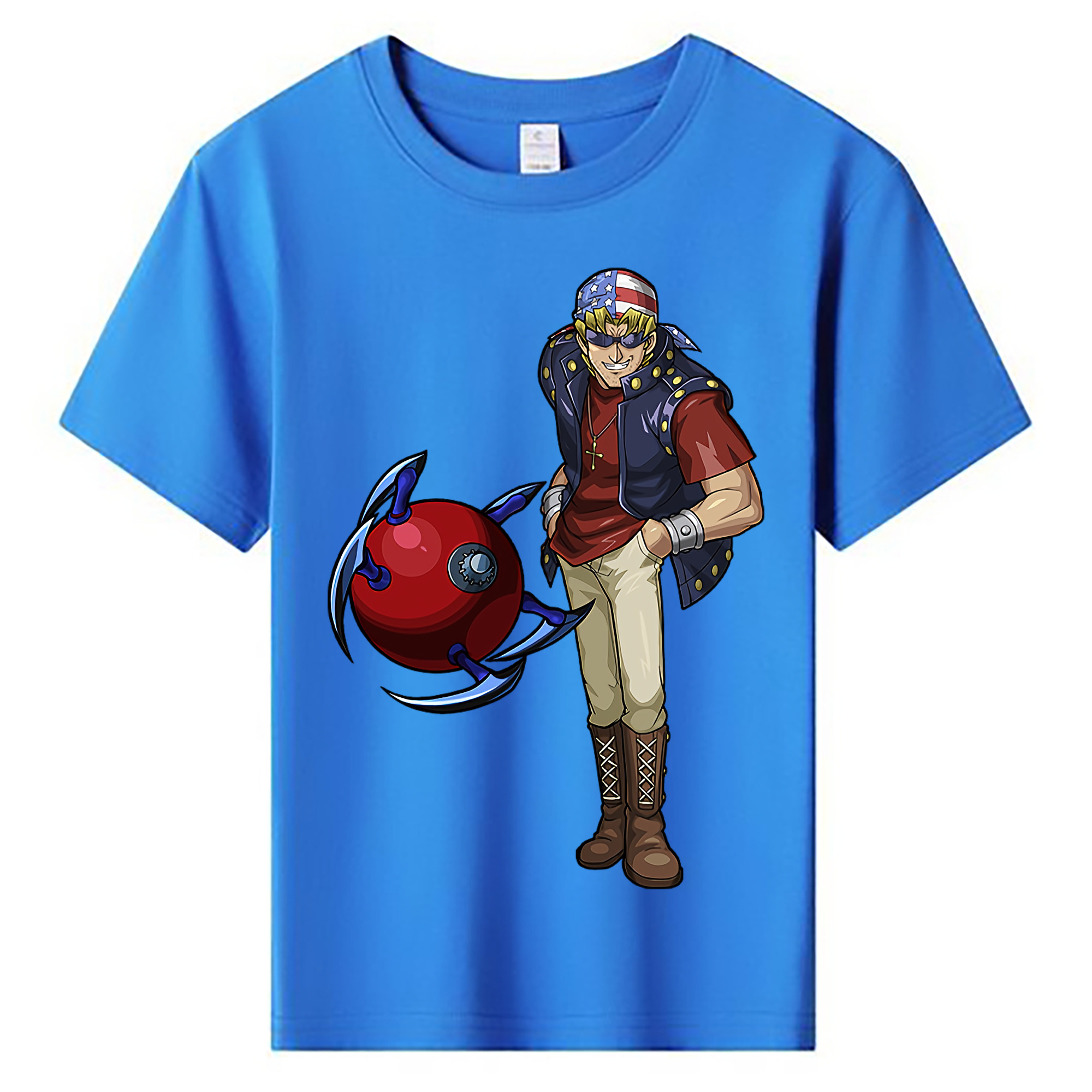 （画像用） 遊☆戯☆王 Yu-Gi-Oh! 綿100％キッズTシャツ（フロントプリント）